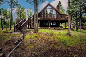 Exterior - Spacious Mountain Cabin with Views, Deck, Second Living Area, New Hot Tub (Angel Fire)