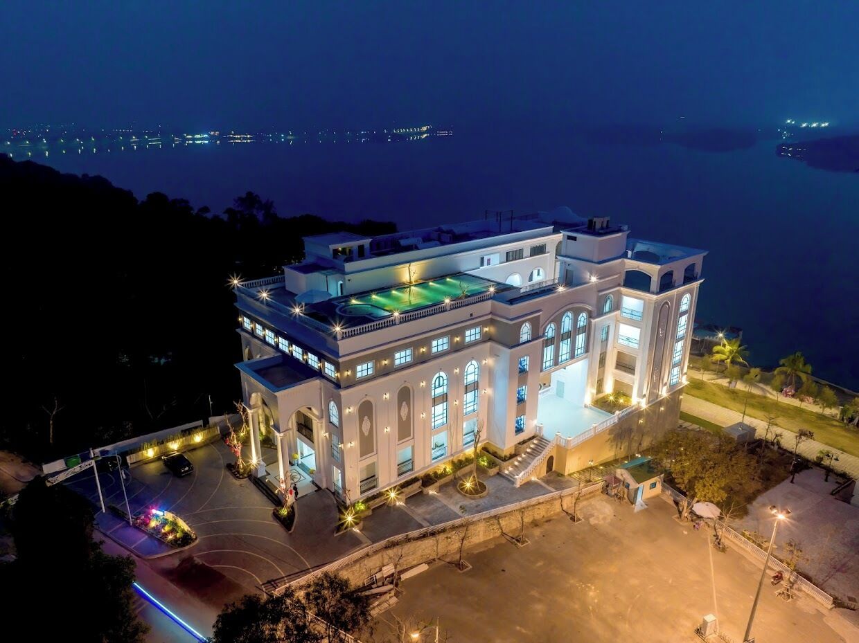 Front of property – evening/night