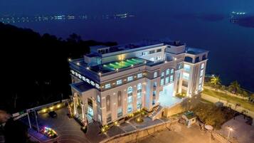 Front of property – evening/night