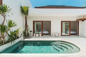 Villa Deluxe, 2 chambres, piscine privée, vue piscine | Piscine
