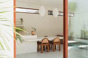 Deluxe Villa, 2 Bedrooms, Private Pool, Pool View | Dining room