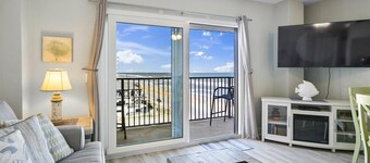 Ocean View Condo | Flagler Beach | Enjoy the Pool, Fitness Center, Tennis & Shuffleboard Court