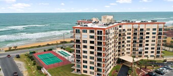Ocean View Condo | Flagler Beach | Enjoy the Pool, Fitness Center, Tennis & Shuffleboard Court