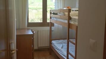 3 slaapkamers, een strijkplank/strijkijzer, gratis wifi, beddengoed