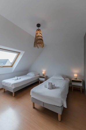 2 chambres, fer et planche Ă repasser, Wi-Fi gratuit, draps fournis
