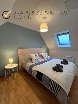 2 bedrooms, iron/ironing board, travel cot, free WiFi - Ty Manoa - Pretty house 50m from the sea (Landéda)