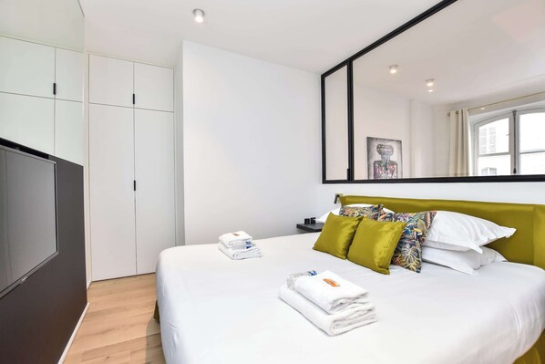 Appartement | 2 chambres, espace de travail pour ordinateurs portables
