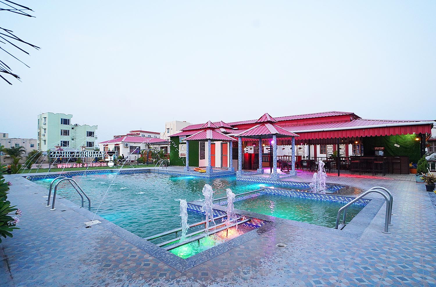 Façana frontal de l'allotjament