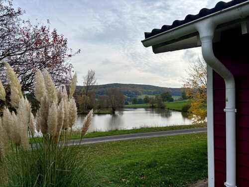 The red house by the lake - vacation home in a fantastic location