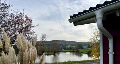 The red house by the lake - vacation home in a fantastic location