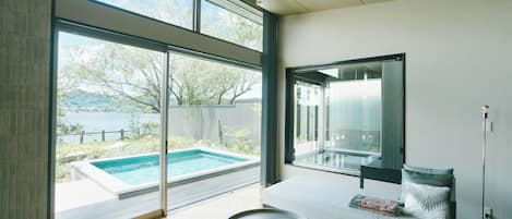 Chambre, non-fumeur (Villa Suite) | Couette en duvet, coffre-fort, rideaux dâobscurcissement