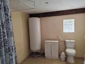 シャワー、トイレットペーパー