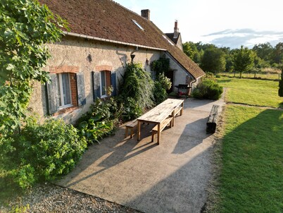 Charming gites with reception room in the heart of nature