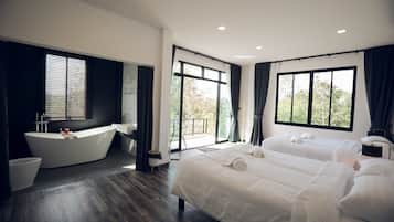3 habitaciones, wifi gratis y ropa de cama