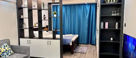 Deluxe-Studio, 1 Queen-Bett, Stadtblick