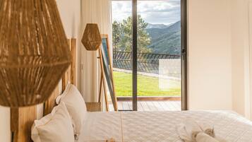 Panorama huis, 1 queensize bed met slaapbank, kitchenette, uitzicht op rivier | Kameruitzicht