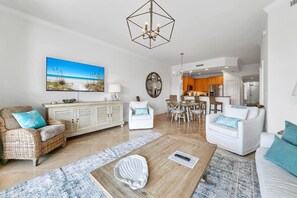 Living area - Adagio D-304 Poolside 3/3 - NEW to program for 2024! (Santa Rosa Beach)