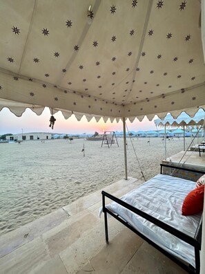 Deluxe Tent, Desert View | View from room - Osaka Desert Safari Camp (Jaisalmer)
