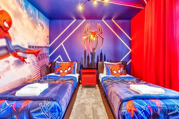 5 bedrooms, iron/ironing board, travel cot, WiFi
