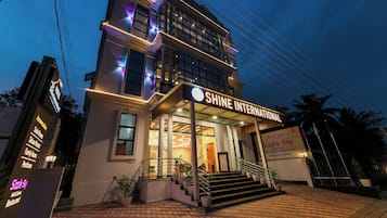 Front of property – evening/night