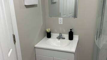 Towels, soap, toilet paper