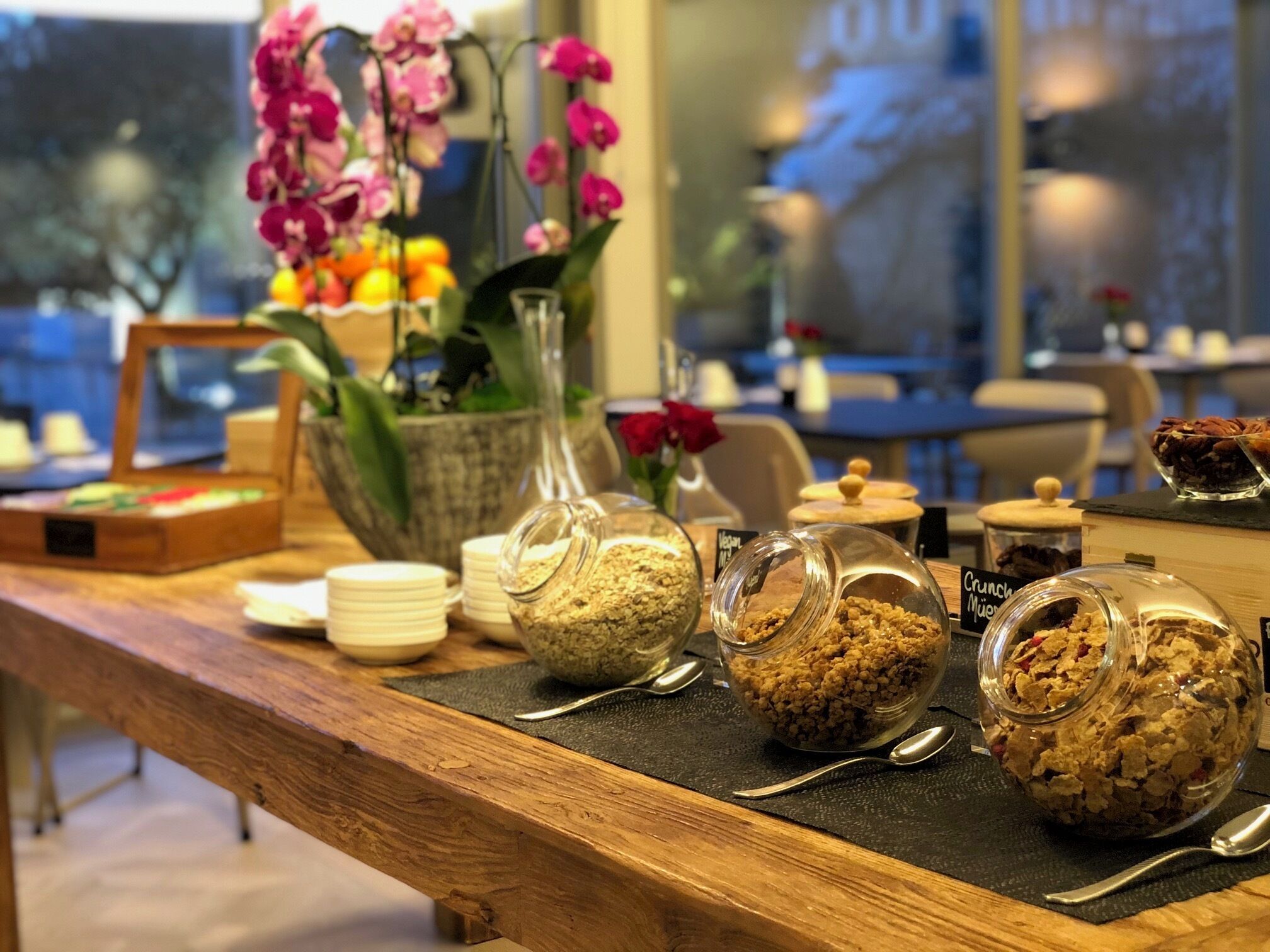 Petit déjeuner buffet compris tous les jours