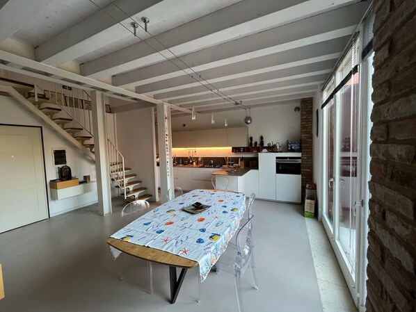 Dining - Vanca house in pechera del garda the swan sails (Santa Cristina)