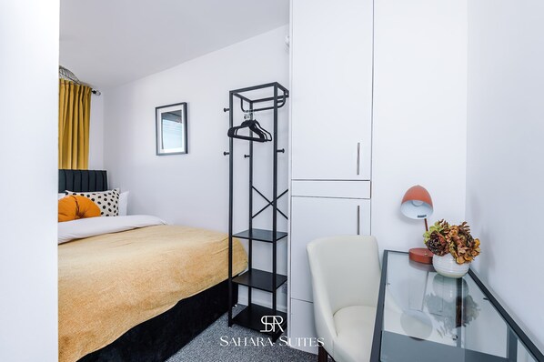 3 bedrooms, iron/ironing board, travel cot, WiFi