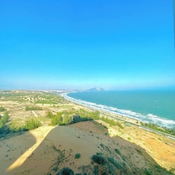 Habitación Deluxe con 2 camas individuales, vista a la playa | Vista desde la habitación