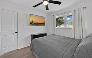 2 soverom, strykejern/-brett, wi-fi (inkludert) og sengetøy