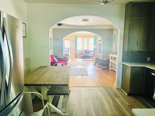 Charming, Clean 3BR Family Home w/ Hot Tub – Walk to Main Street