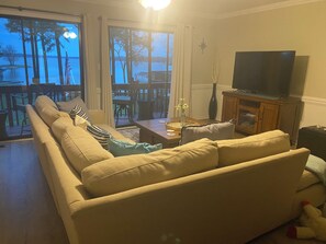 Smart TV, table football, ping pong, books