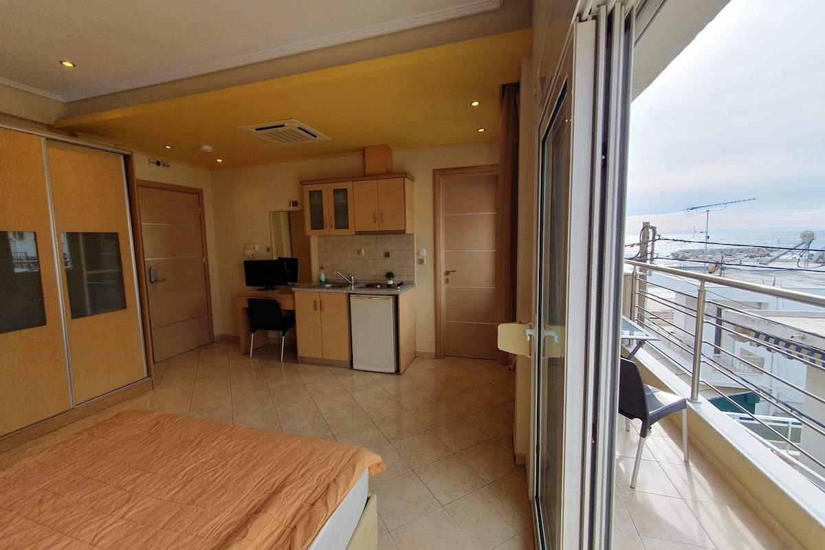 Comfort Triple Room, Sea View | Terrace/patio