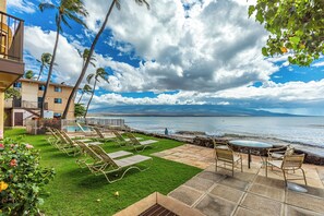 Outdoor dining - Oceanfront Bliss Pool & Stunning Views Hono Kai C3 (Wailuku)
