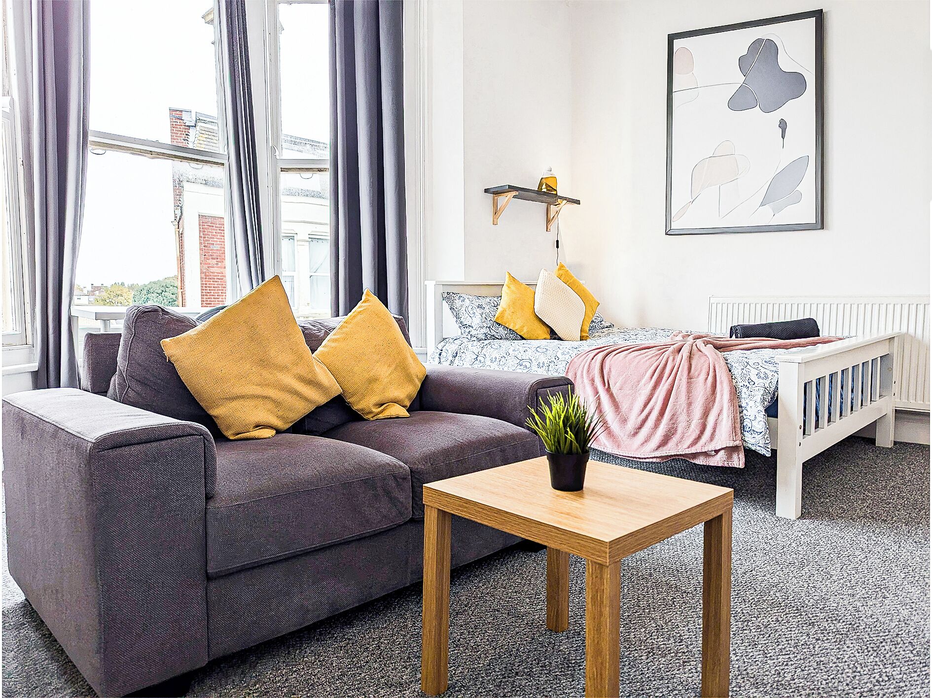 Habitación doble Deluxe | Escritorio, espacio para trabajar con laptop y wifi gratis 