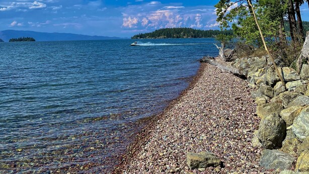 Beach - Keep it simple at this peaceful and centrally-located place.  (Polson)