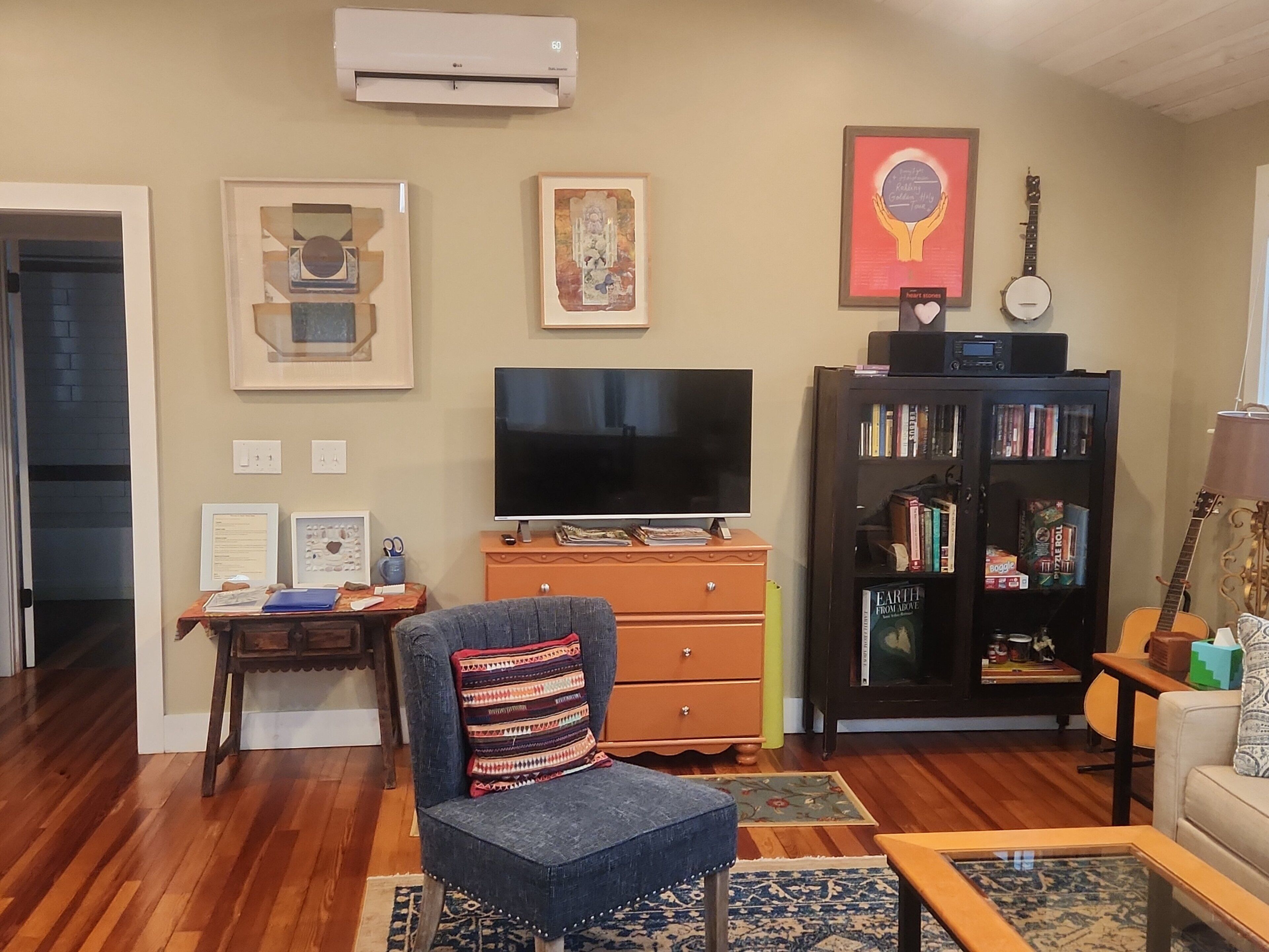 Smart TV, books, music library