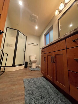 Towels, soap, toilet paper