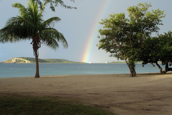 Sun loungers, beach towels