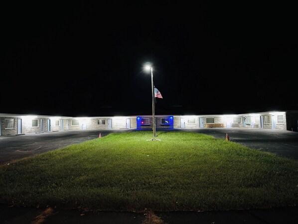 Front of property - evening/night