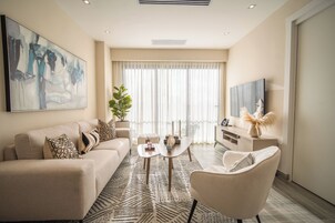 Standard szoba, 1 hálószobával | Nappalirész | Okostévé, Netflix és streamszolgáltatások