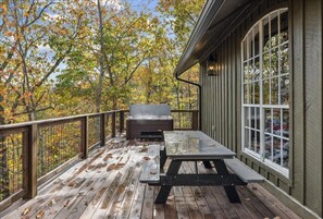 Outdoor dining - The Secret Room Cabin - Stargazing Net - Your own Pirate Ship Playset (Sevierville)