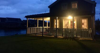 Bungalow in Holland by Water With Sauna