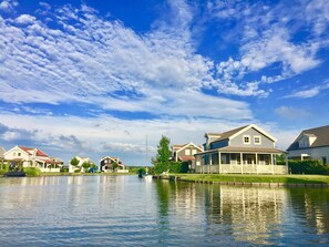 View from property - Bungalow in Holland by Water With Sauna (Simonshaven)