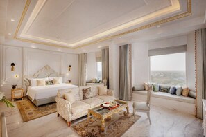 Suite présidentielle, 2 chambres | 1 chambre, literie de qualité, couette en duvet, minibar