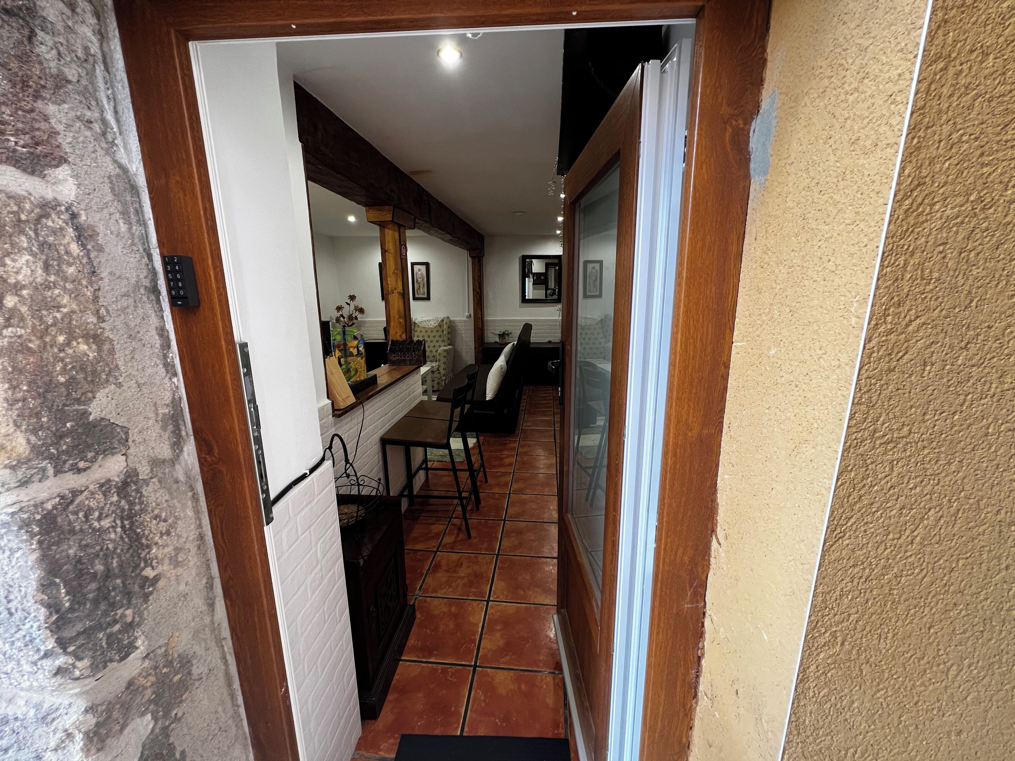 Entrée de l’hébergement