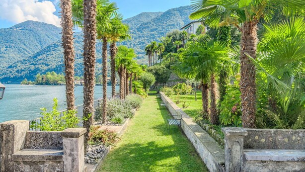 Property grounds - Nice apartment for 4 people with WIFI, TV and balcony (Osteno)
