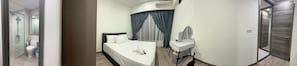 Family Apartment, 3 Bedrooms, Kitchenette, City View