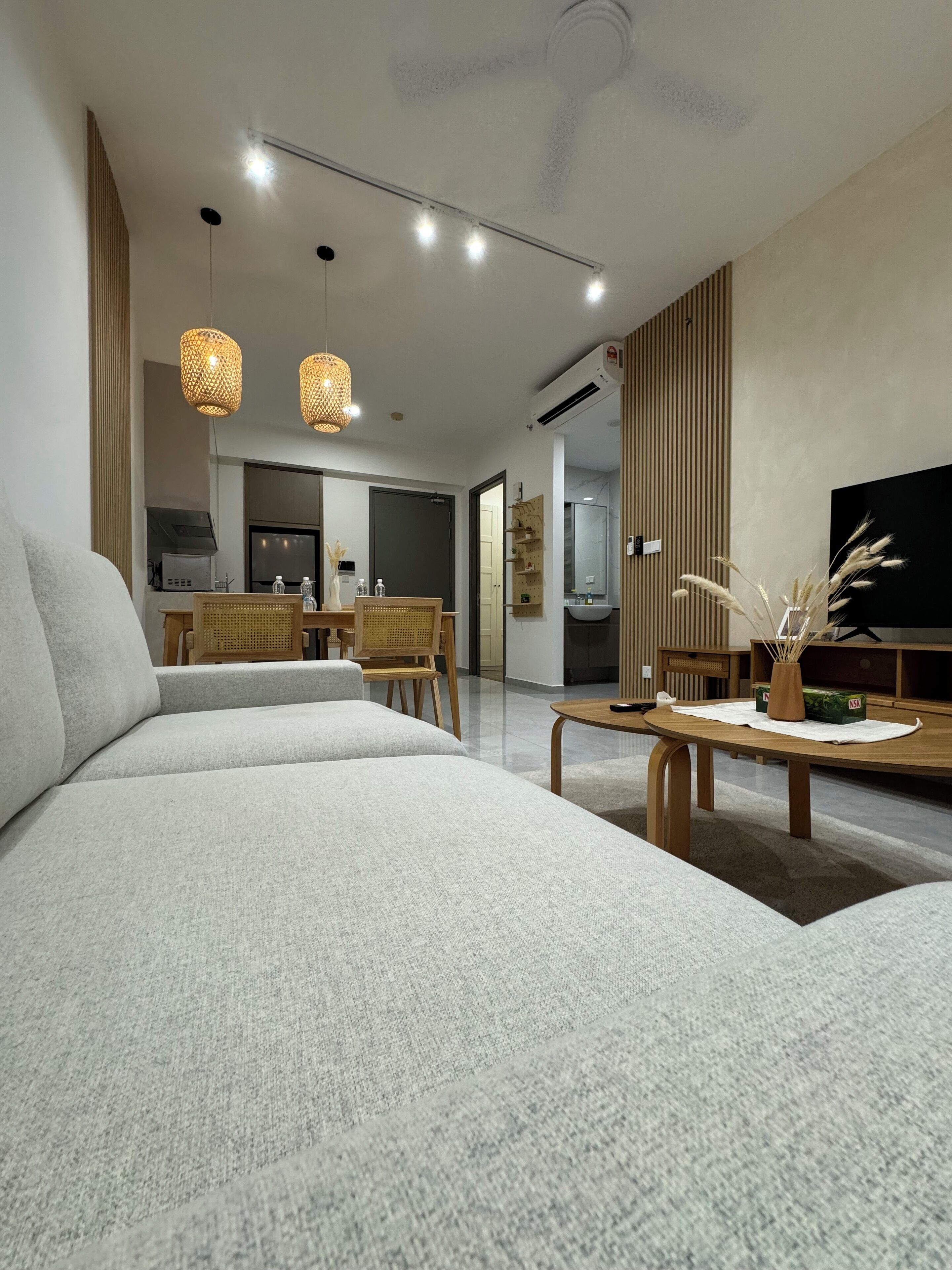 55-inch Smart TV with digital channels, books