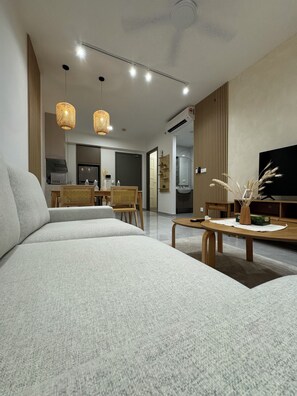 55-inch Smart TV with digital channels, books - Agile Premium Service Suite KL (Kuala Lumpur)